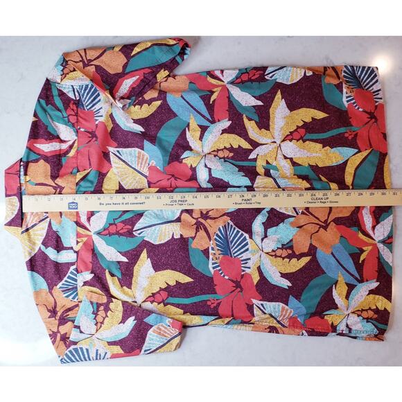 Tori Richard Uniforms Tropical Hawaiian Button Up SS Shirt Men's Large in VGUC - Picture 10 of 10